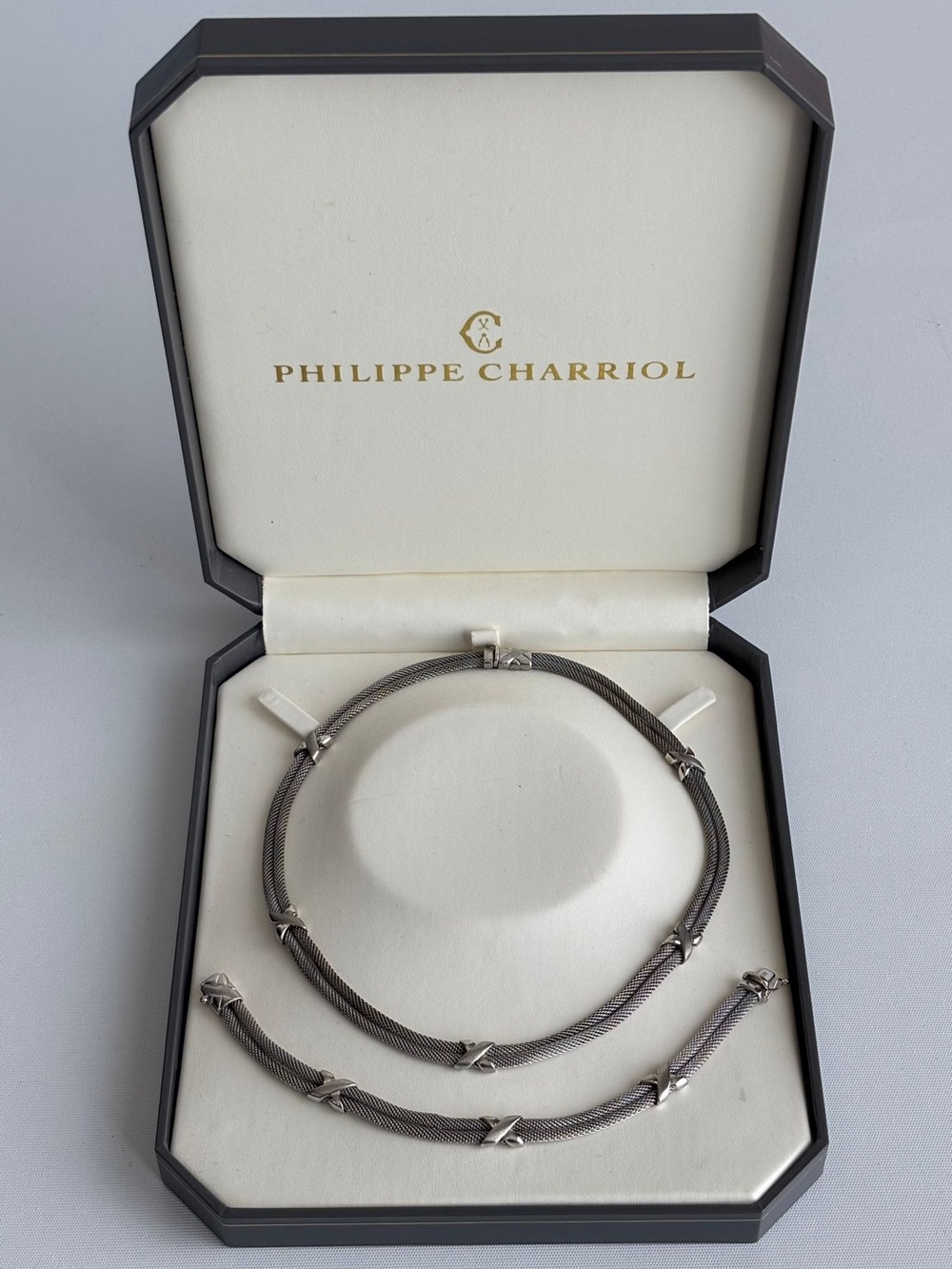 Philippe Charriol Women’s Cable Necklace in Silver